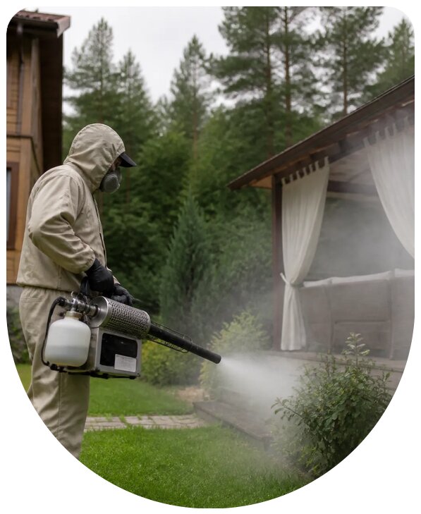 Уничтожение комаров в Каспийске профессиональная обработка
